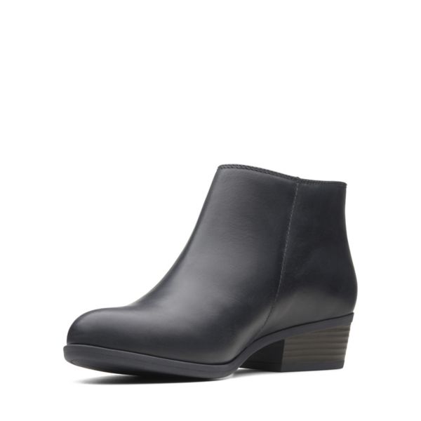 Clarks Womens Addiy Terri Ankle Boots Black | UK-2956708